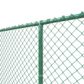 PVC plástico galvanizado Cottaed Chain Link Cerking